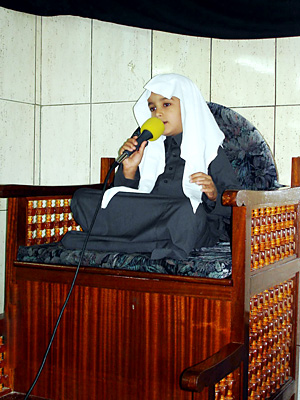 الملا الصغير حسين البطاط على المنبر