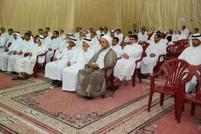 سماحة السيد الخباز في ضيافة الخيمة الرمضانية بمسجد الإمام ال