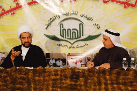 الأستاذ بدر الشبيب وسماحة الشيخ علي ال محسن